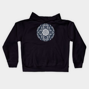 Centered Lace - Dark Kids Hoodie